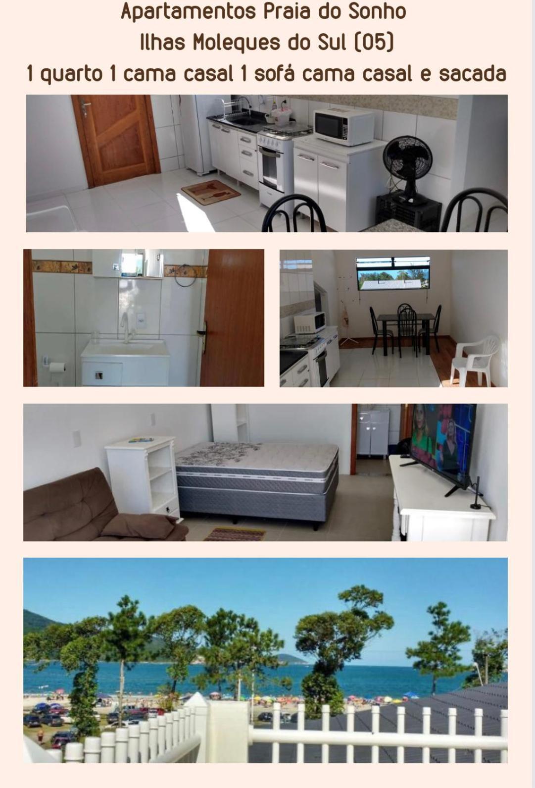 Apartamento Ilhas Moleques Do Sul Palhoça Eksteriør bilde